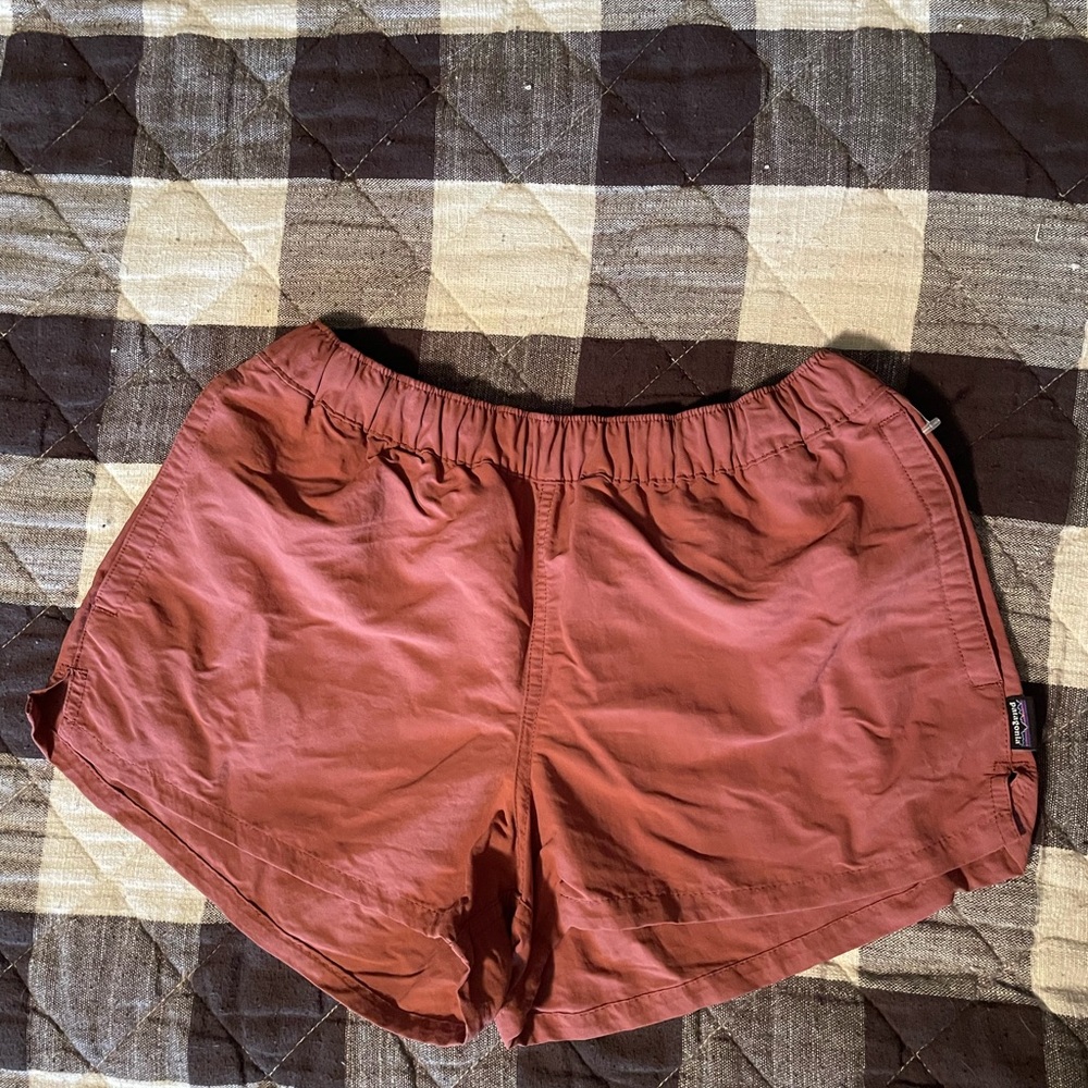 Patagonia Athletic Shorts (Rust Color)